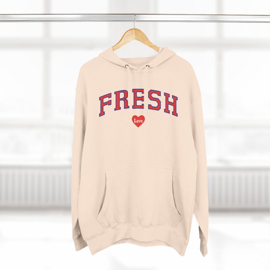 Fresh Love Heart  Three-panel Fleece Hoodie