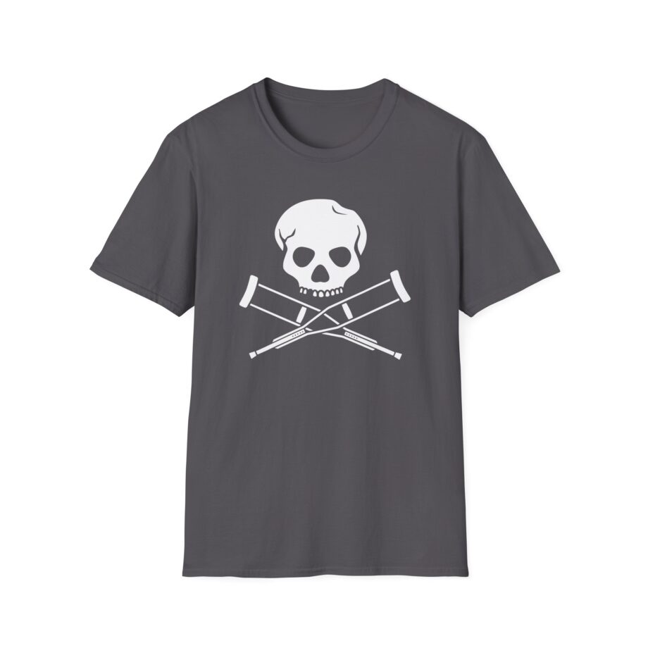 Jackass Skull and Crutches Unisex Softstyle T-Shirt