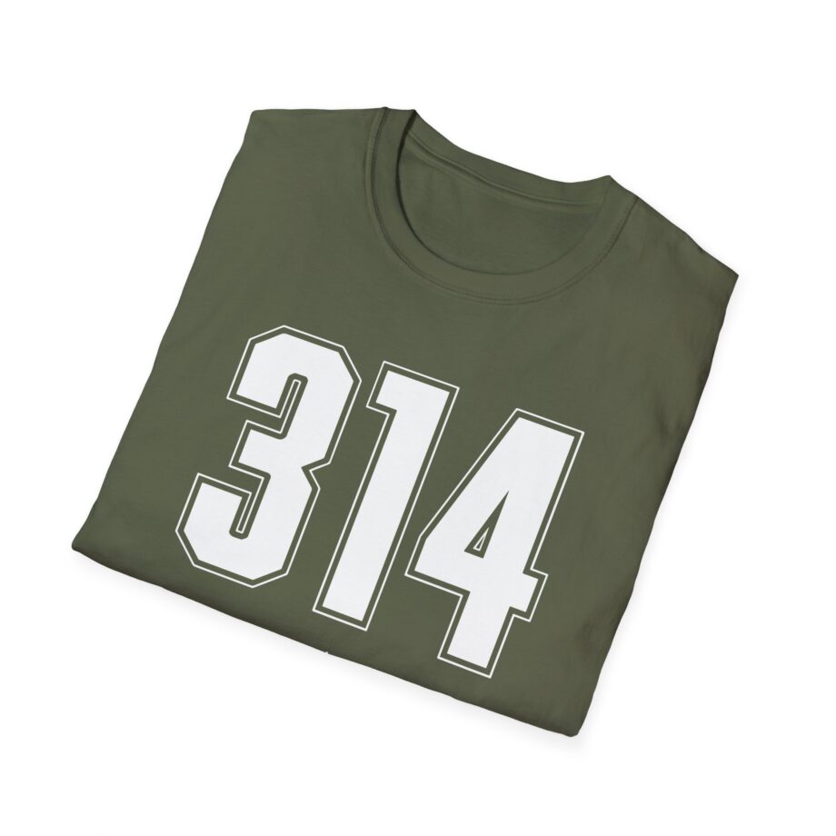 St. Louis Battlehawks Area Code Unisex Softstyle T-shirt