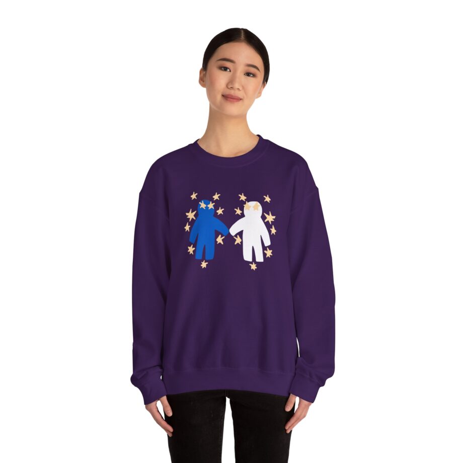 Slushy Noobz  Out Of Character Unisex Heavy Blend Crewneck Sweatshirt