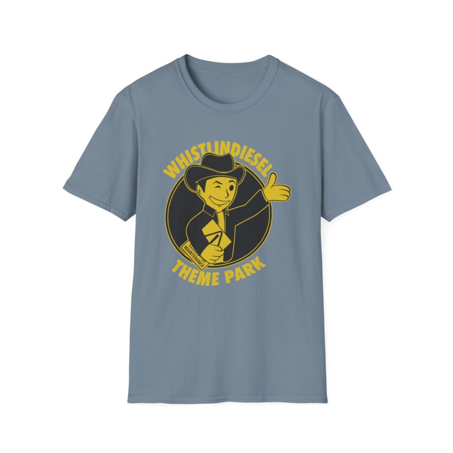 Whistlindiesel Theme Park Unisex Softstyle T-shirt