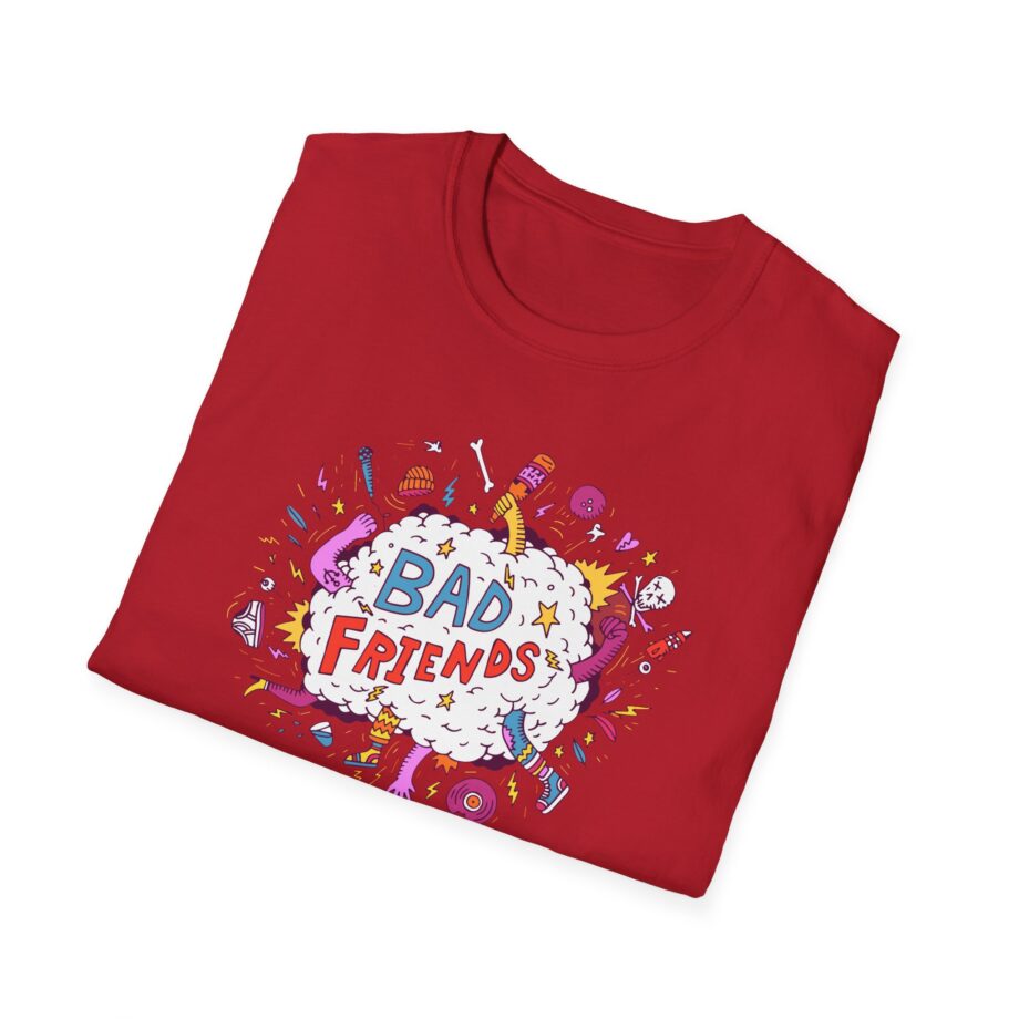 Bad Friends Fight Cloud Unisex Softstyle T-shirt