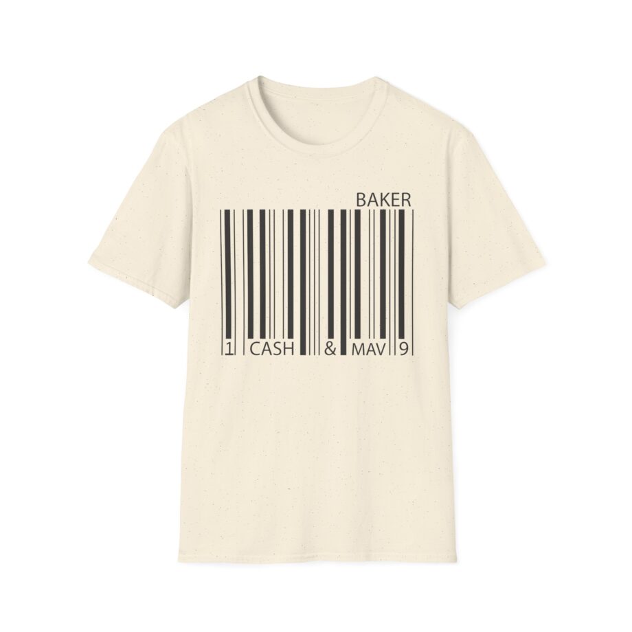 Maverick Barcode Baker Unisex Softstyle T-shirt