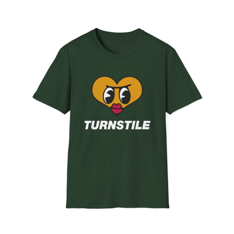 Turnstile Heart Unisex Softstyle T-shirt