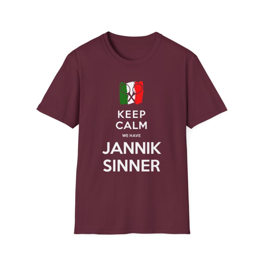 Jannik Sinner Keep Calm We Have  Unisex Softstyle T-Shirt