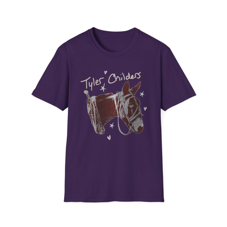 Tyler Childers Green Youth Mule Unisex Softstyle T-shirt