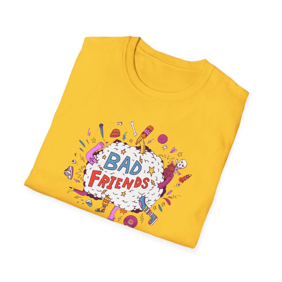 Bad Friends Fight Cloud Unisex Softstyle T-shirt