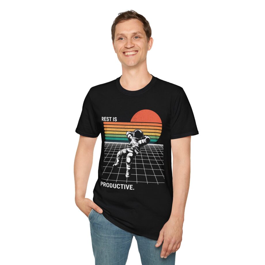 Elyse Myers: Rest is Productive Unisex Softstyle T-Shirt