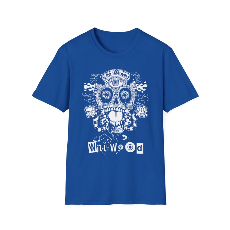 Will Wood Host Skull Unisex Softstyle T-shirt