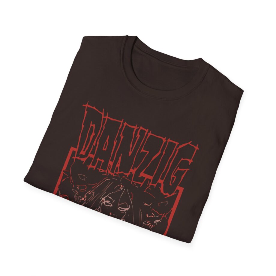 Danzig Black Laden Crown Unisex Softstyle T-shirt