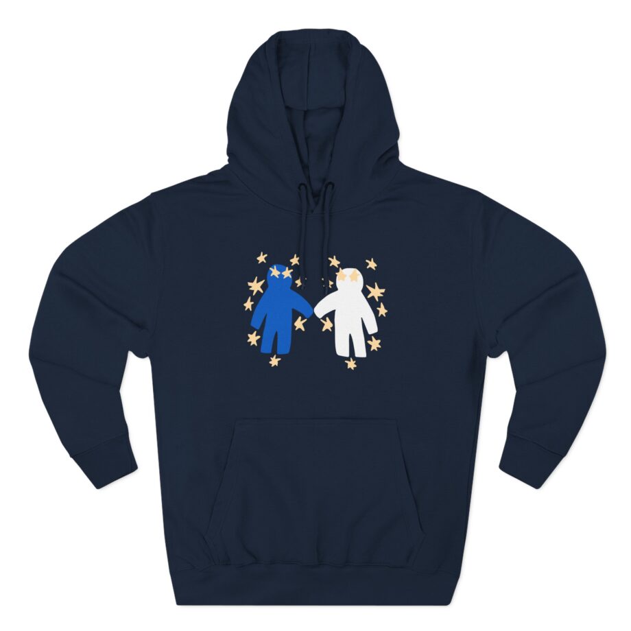 Slushy Noobz  Out Of Character Three-panel Fleece Hoodie