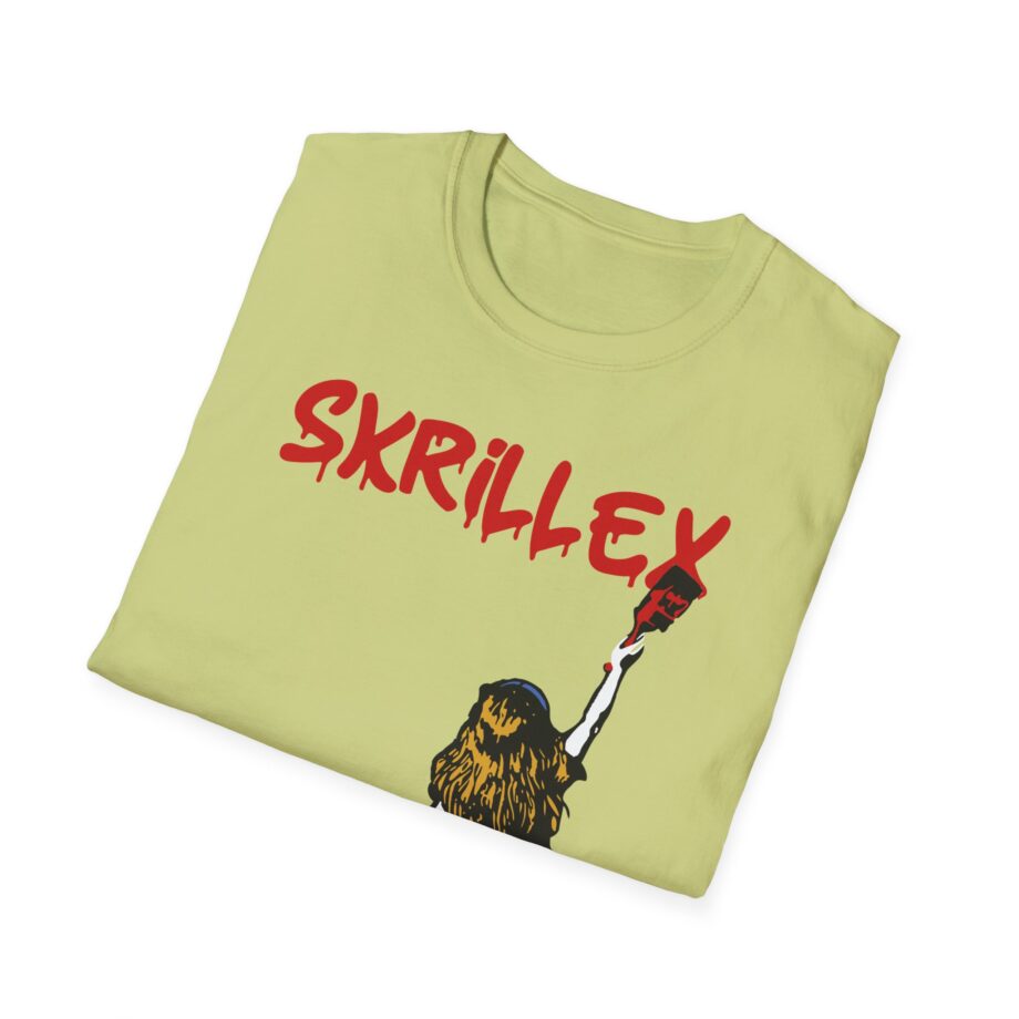 skrillex red girl Unisex Softstyle T-Shirt