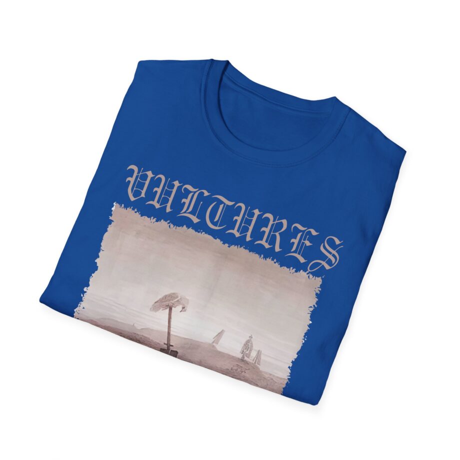 Vultures Graphic Unisex Softstyle T-Shirt - Edgy Vintage Art Tee