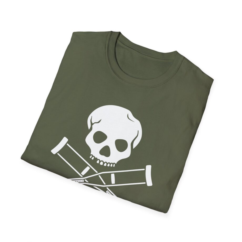 Jackass Skull and Crutches Unisex Softstyle T-Shirt