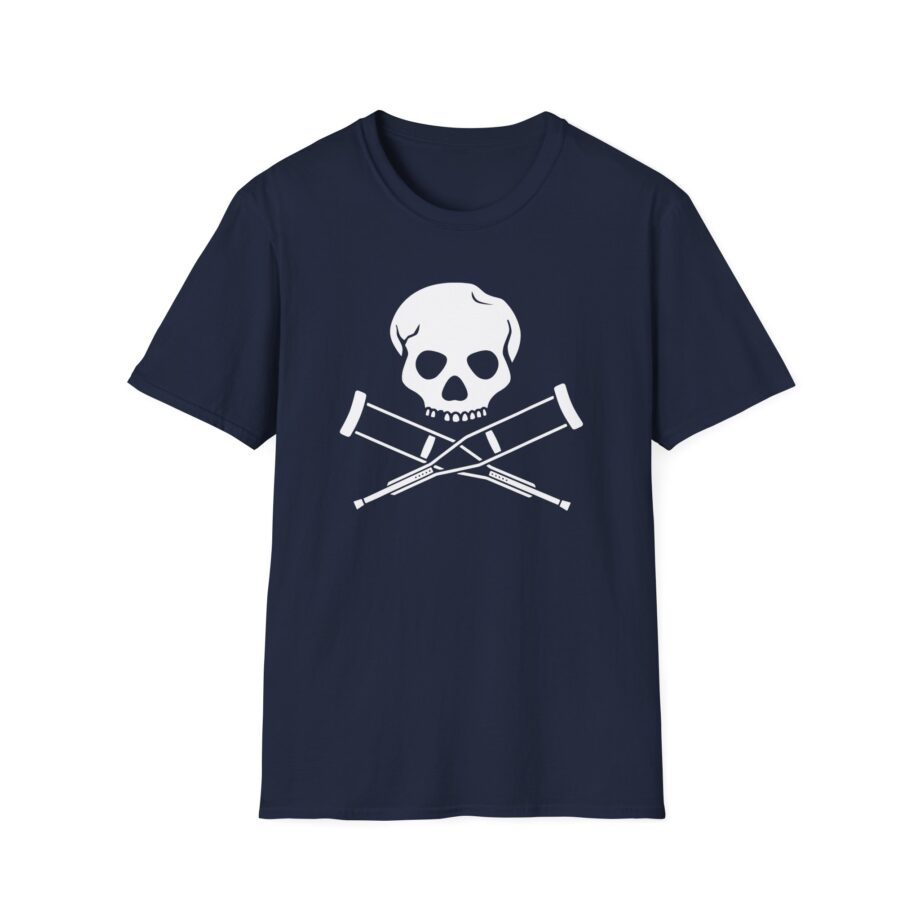 Jackass Skull and Crutches Unisex Softstyle T-Shirt