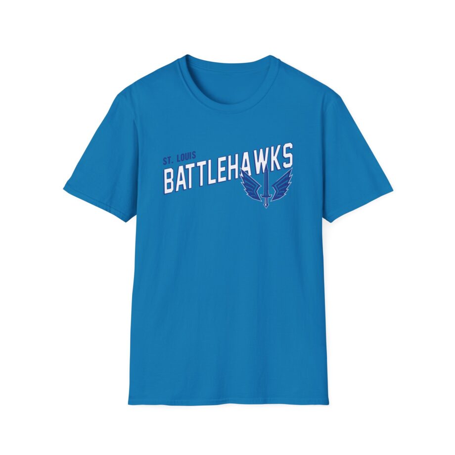 St. Louis Battlehawks 108 Stitches Tarc Merman  Unisex Softstyle T-Shirt