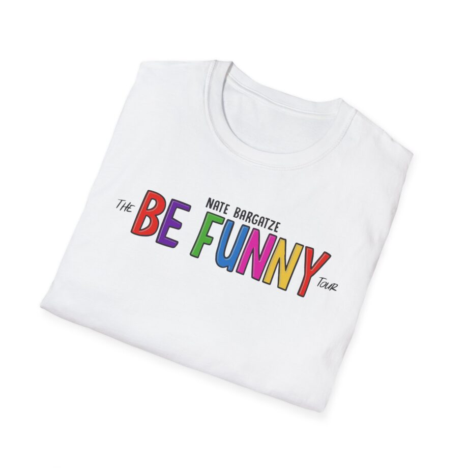 Nate Bargatze the Be Funny Tour Unisex Softstyle T-Shirt