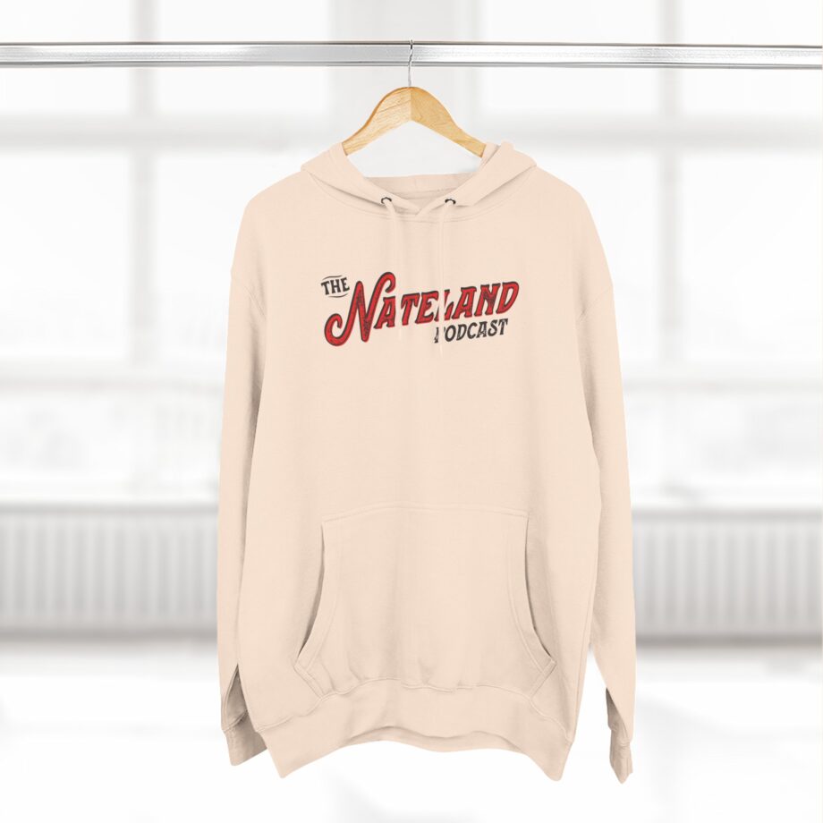 Nate Bargatze  Nateland Podcast Three-panel Fleece Hoodie