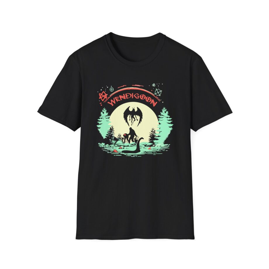 Wendigoon Cryptids on Tour Unisex Softstyle Tee