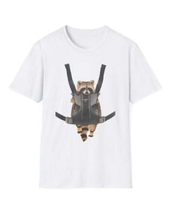 William Osman Raccoon Unisex Softstyle T-Shirt