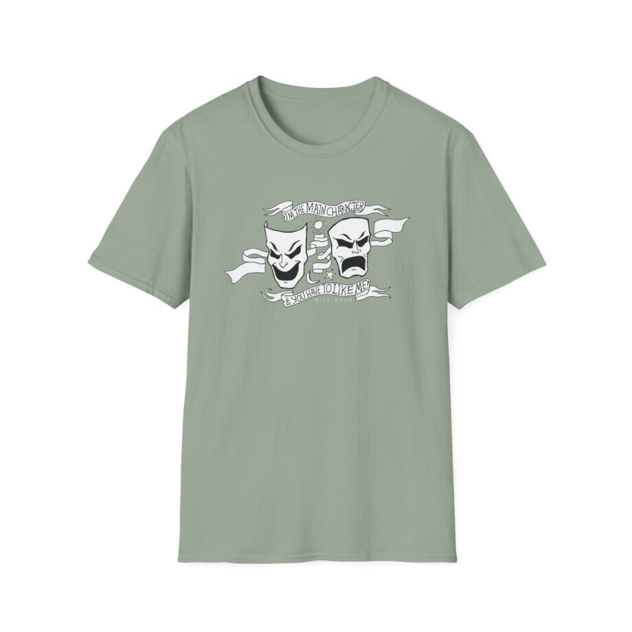 Will Wood the Main Character Unisex Softstyle T-shirt