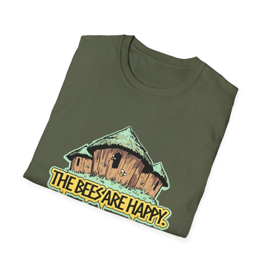 Valheim the Bees Are Happy Unisex Softstyle T-shirt