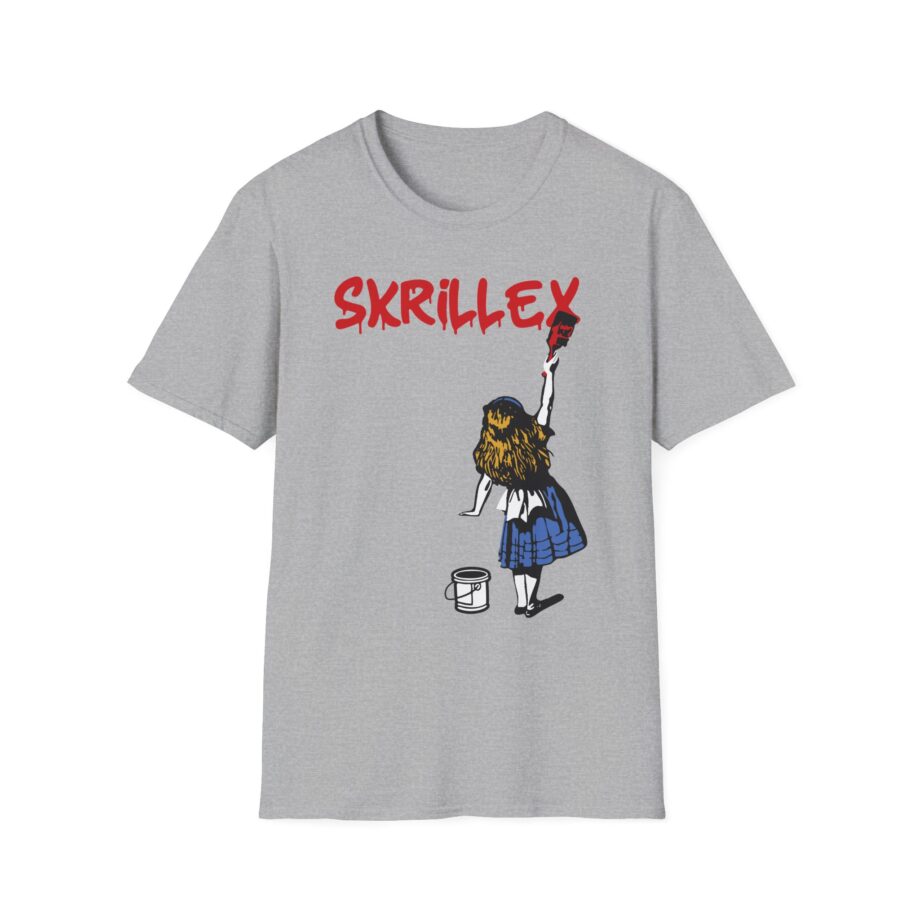skrillex red girl Unisex Softstyle T-Shirt