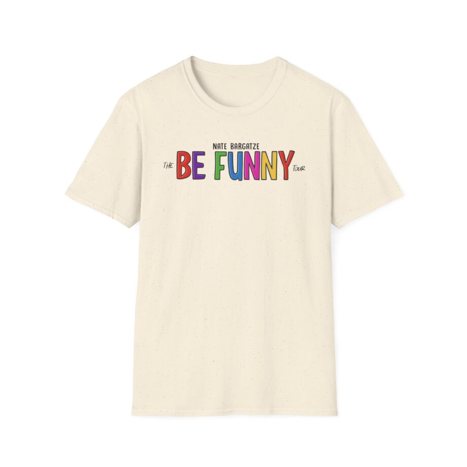 Nate Bargatze the Be Funny Tour Unisex Softstyle T-Shirt