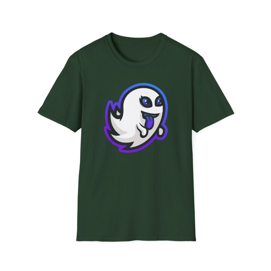 Ninja Ghosty Blue Dye Unisex Softstyle T-shirt