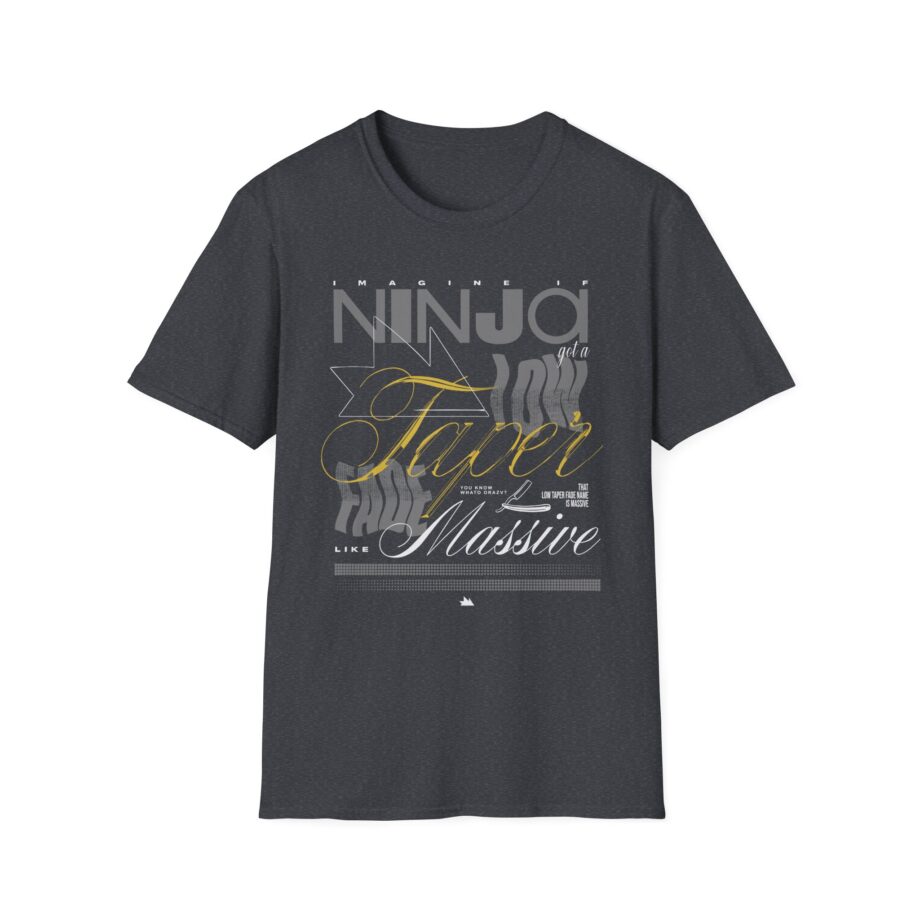Ninja  Low Taper Fade Unisex Softstyle T-shirt