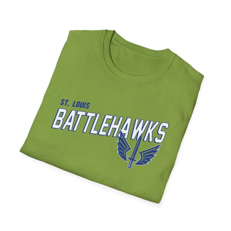 St. Louis Battlehawks 108 Stitches Tarc Merman  Unisex Softstyle T-Shirt