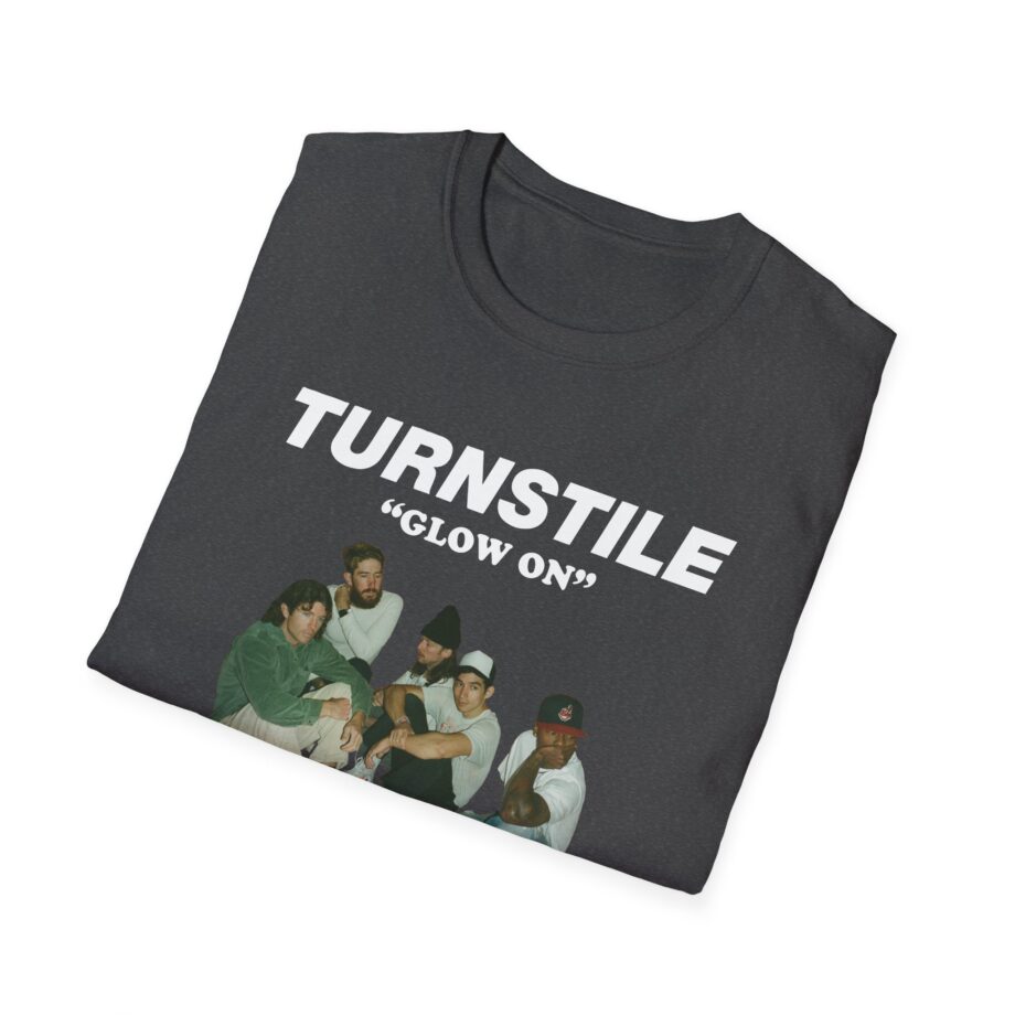 Turnstile Glow on Drawing Unisex Softstyle T-shirt