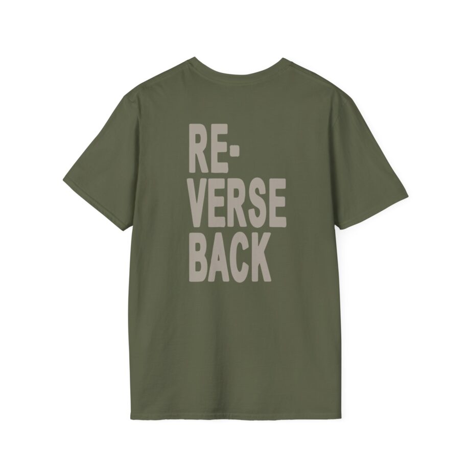 Armchair Expert Reverse Back Unisex Softstyle T-shirt