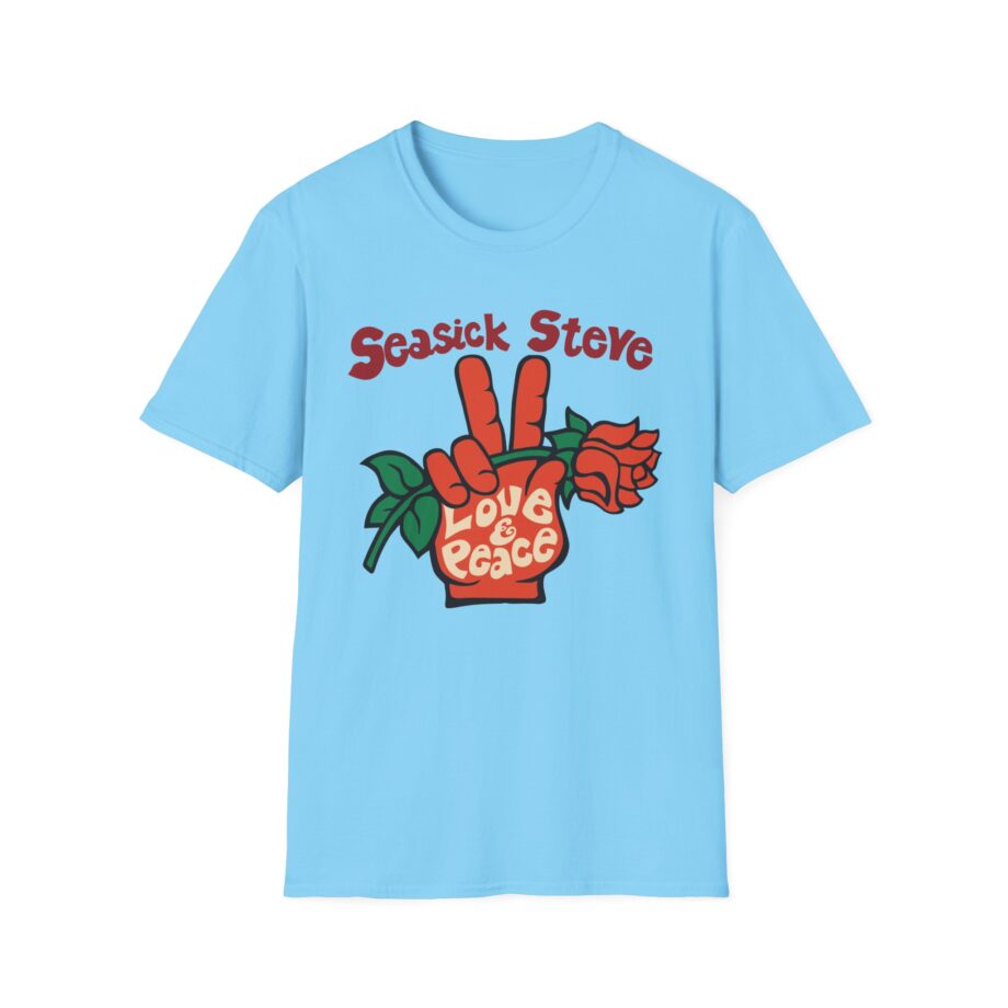 Seasick Steve Love & Peace Unisex Softstyle T-Shirt