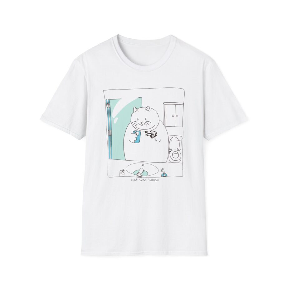 William Osman cat warehouse Unisex Softstyle T-Shirt
