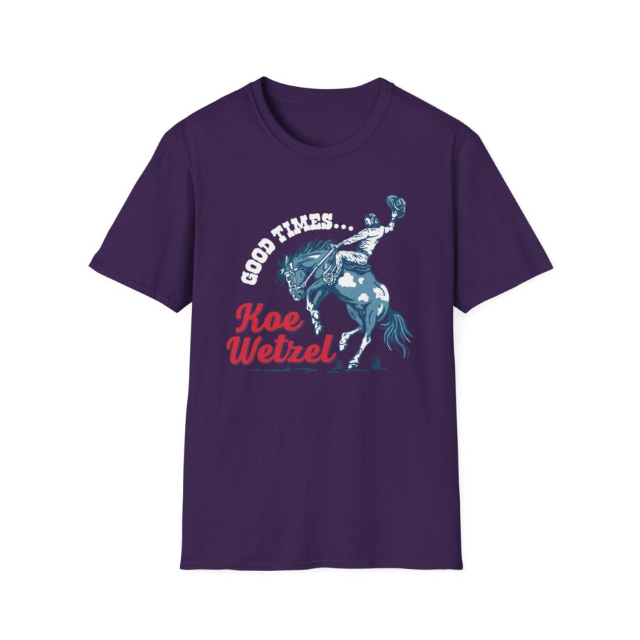 Koe Wetzel Good Times Bronco Unisex Softstyle T-shirt