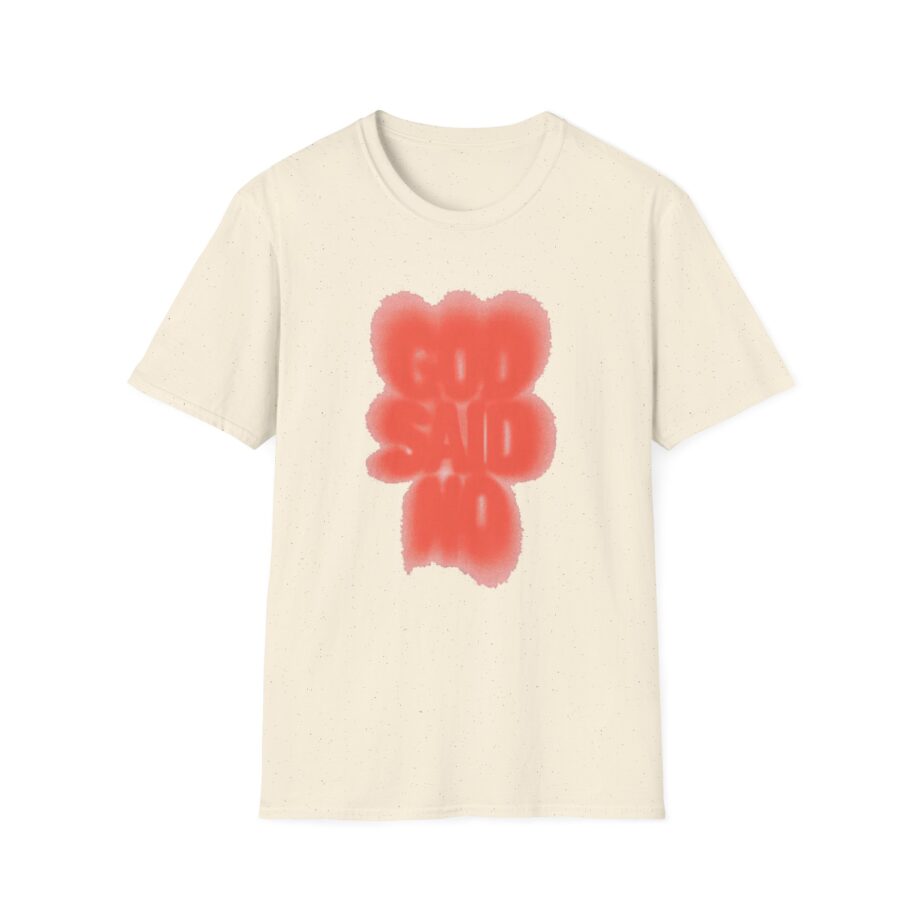 Omar Apollo God Said No Blur Unisex Softstyle T-shirt