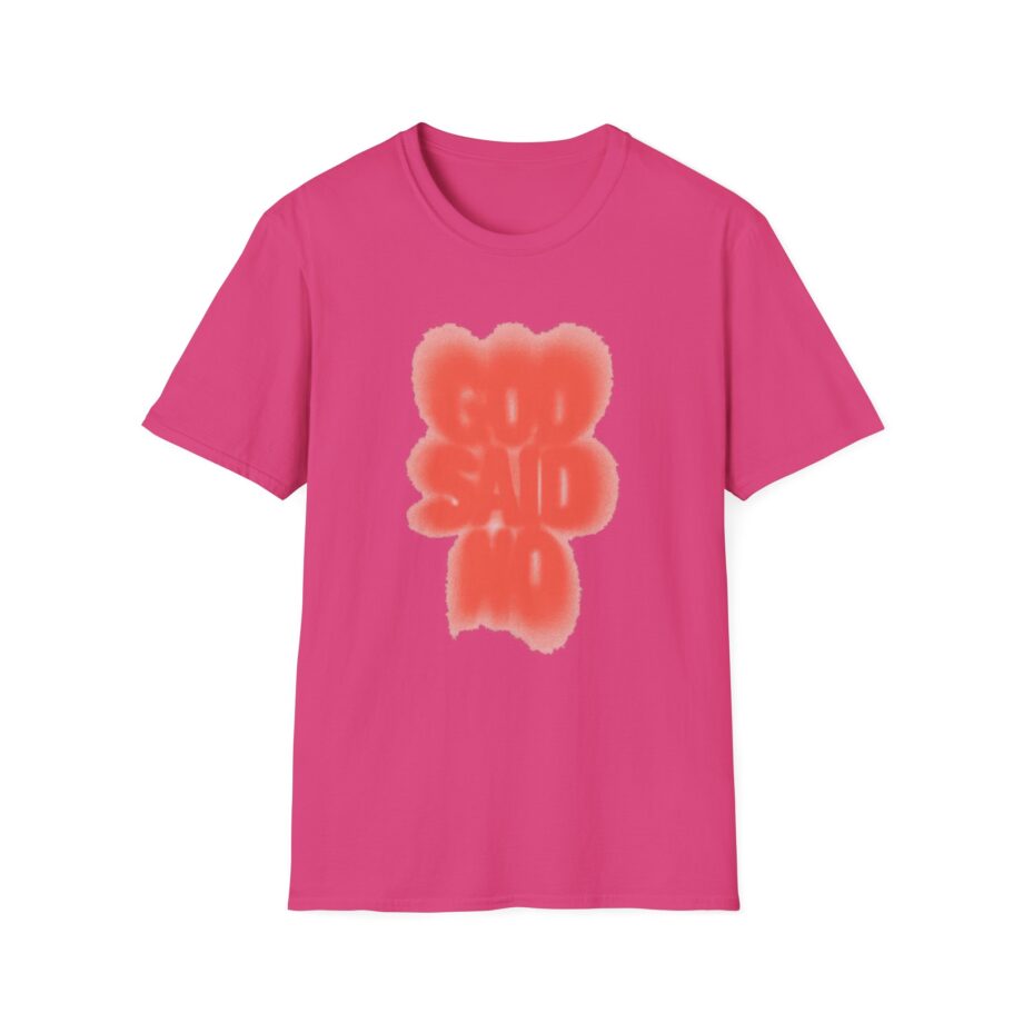 Omar Apollo God Said No Blur Unisex Softstyle T-shirt