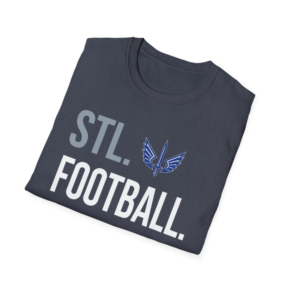 St. Louis Battlehawks 108 Stitches Football Spiral Unisex Softstyle T-shirt