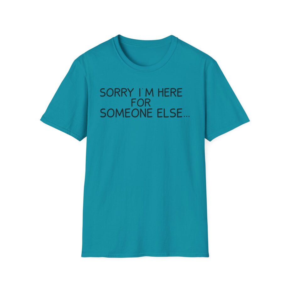 Benson Boone Sorry I'm Here for Someone Else Unisex Softstyle T-shirt