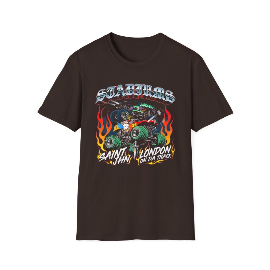 Saint Jhn Stadiums With London on Da Track Unisex Softstyle T-Shirt