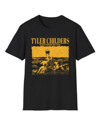 Tyler Childers Grey Hounds Tour Unisex Softstyle T-shirt