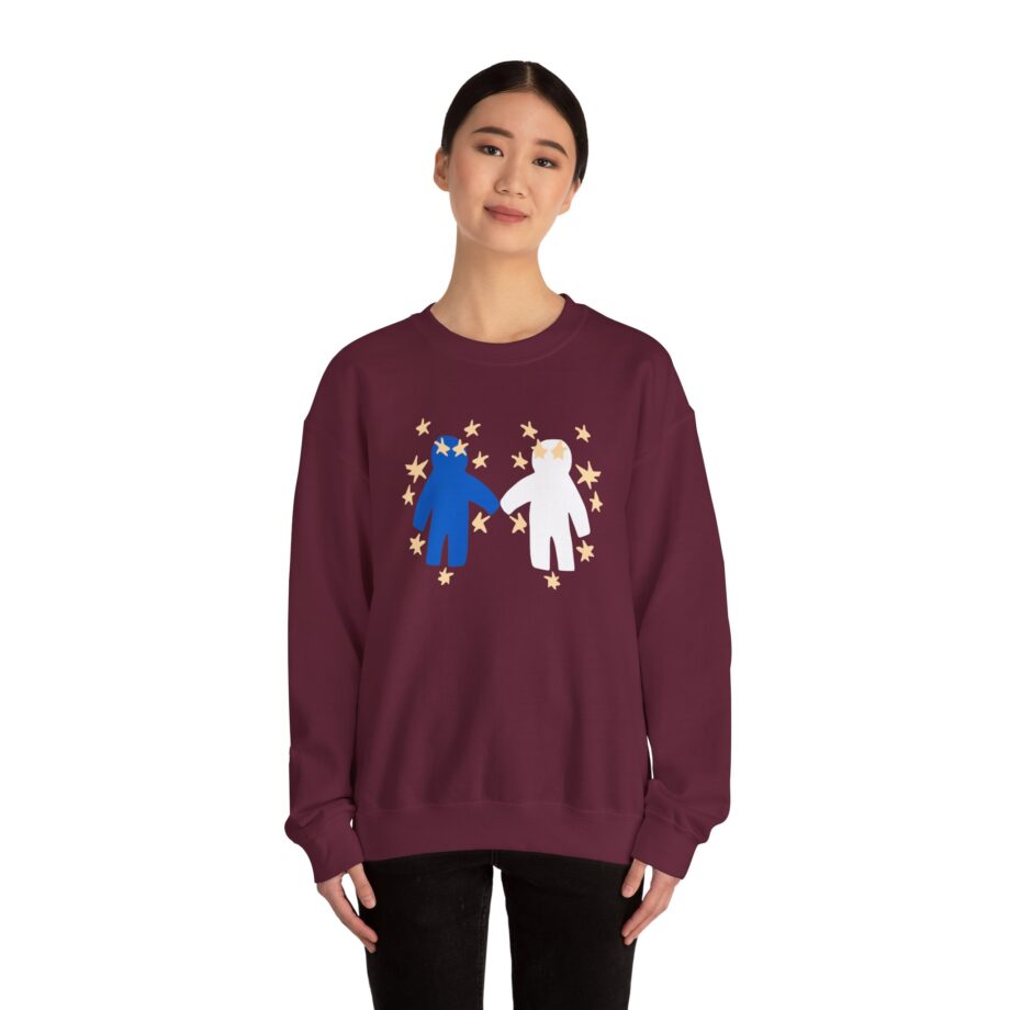 Slushy Noobz  Out Of Character Unisex Heavy Blend Crewneck Sweatshirt