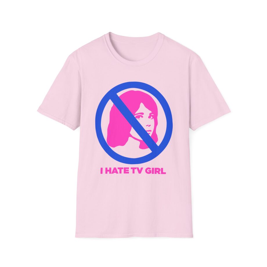 I Hate Tv Girl Unisex Softstyle T-shirt