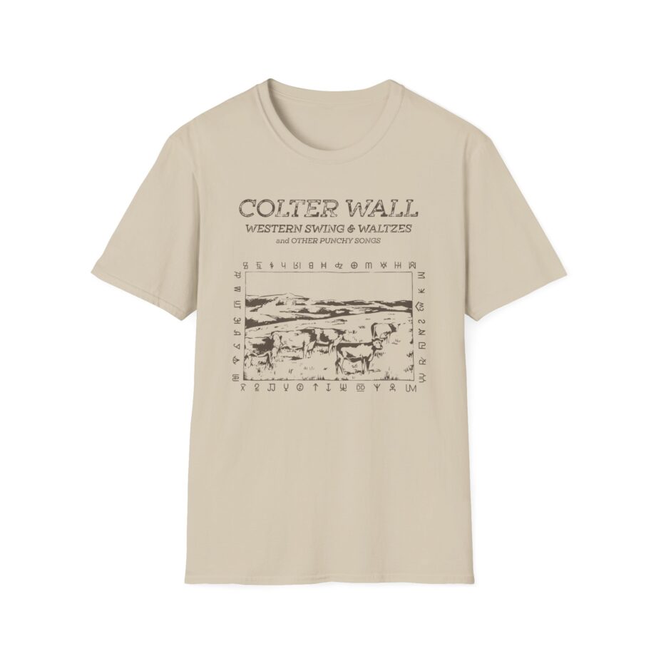 Colter Wall Western Swing & Waltzes Unisex Softstyle T-shirt