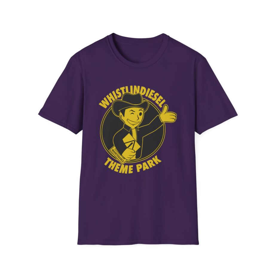 Whistlindiesel Theme Park Unisex Softstyle T-shirt