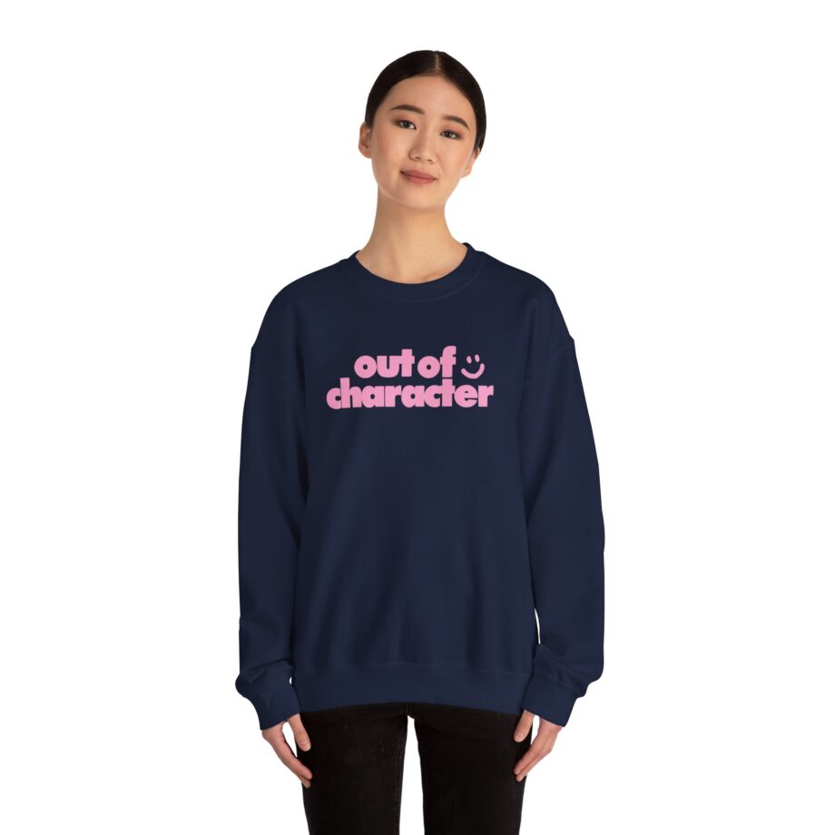 Slushy Noobz  Out Of Character Unisex Heavy Blend Crewneck Sweatshirt