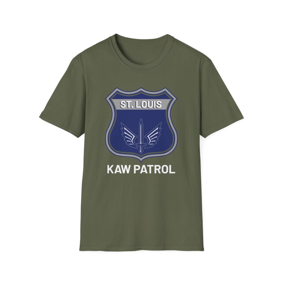 Youth St. Louis Battlehawks Kaw Patrol Unisex Softstyle T-Shirt