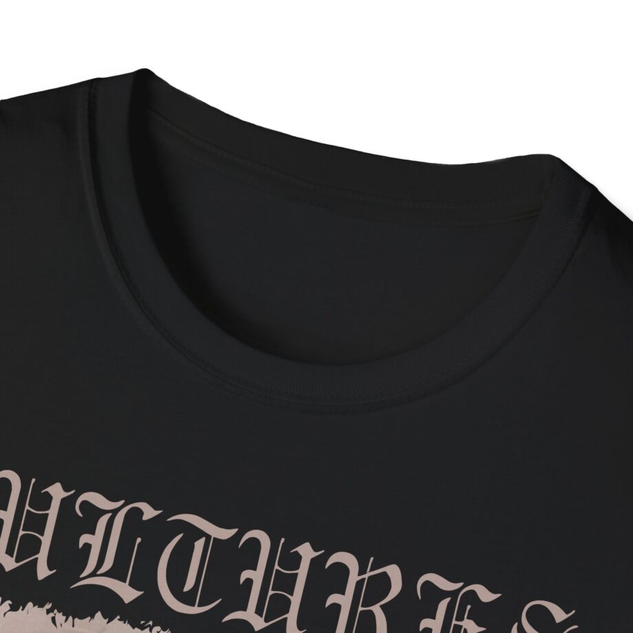 Vultures Graphic Unisex Softstyle T-Shirt - Edgy Vintage Art Tee