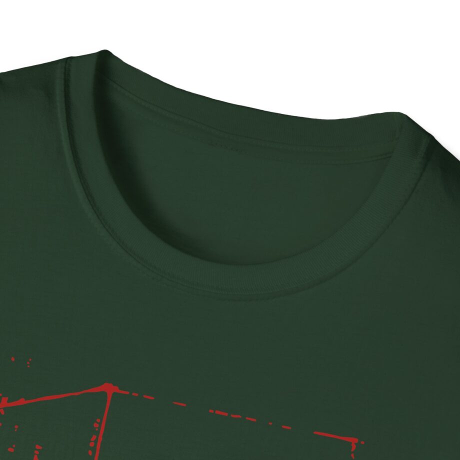 The Sisters Of Mercy Red Scream Unisex Softstyle T-Shirt